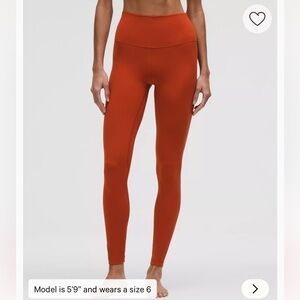 Lululemon Athletica Align Leggings in Autumn Rust